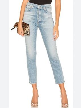 Citizens of Himanity Olivia crop high rise slim jeans